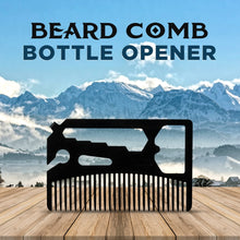 Load image into Gallery viewer, Beard Comb &amp; Bottle Opener