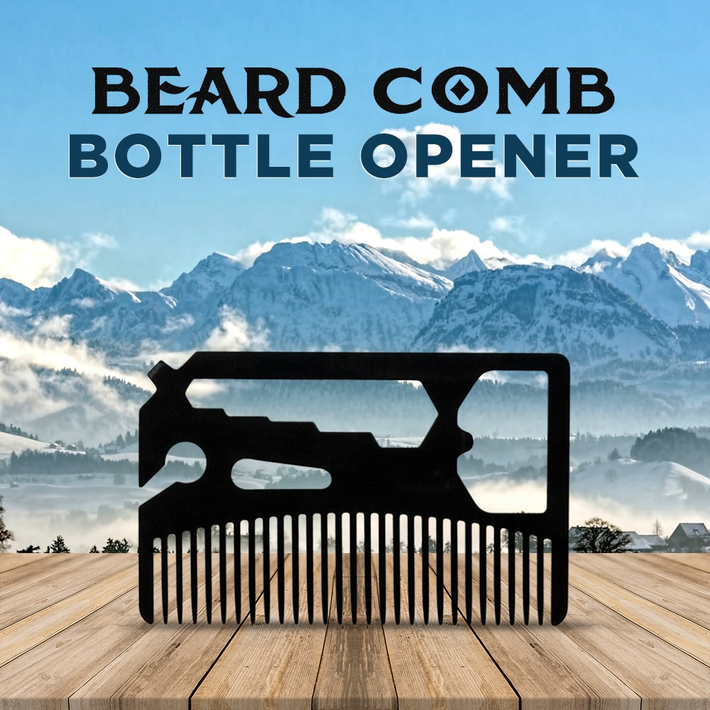 Beard Comb & Bottle Opener