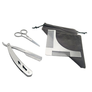 Metal Beard Grooming Kit