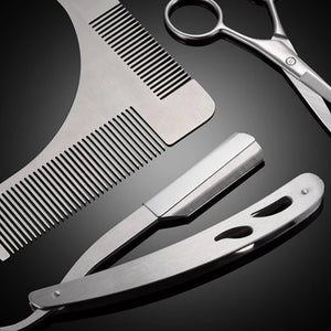 Metal Beard Grooming Kit